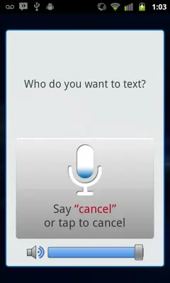 Text by Voice android App screenshot 2